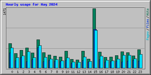 Hourly usage for May 2024